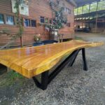 MESAS DE MADERA MACIZA RUSTICA